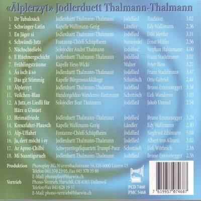 Thalmann / Thalmann Jodlerduett - Älplerzyt