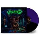 Aborted - Vault Of Horrors / purple/black split LP in...