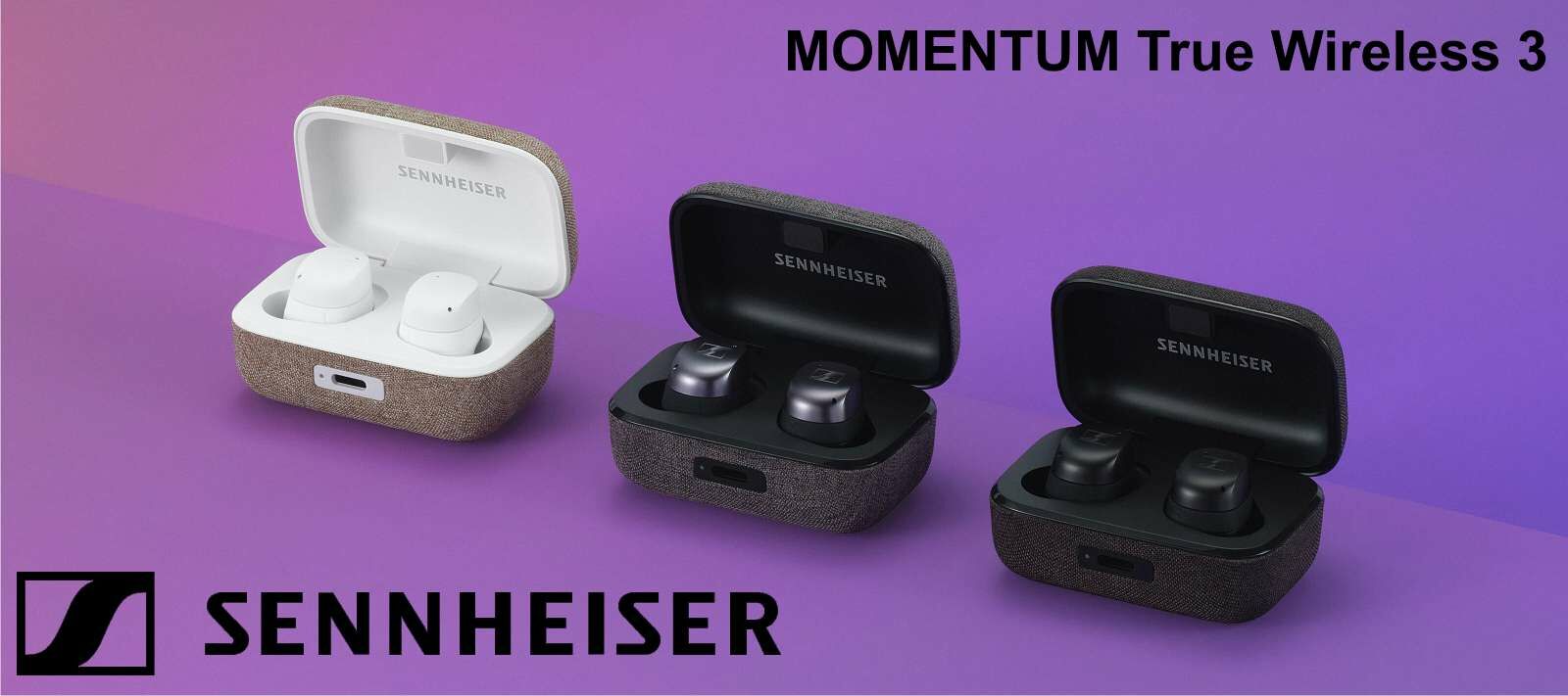 Sennheiser MOMENTUM True Wireless 3 - erhältlich in drei Farben