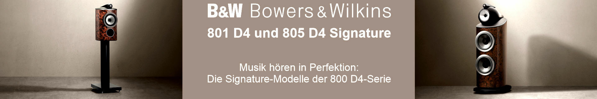 Die neuen Signature Modelle der Bowers & Wilkins 800...