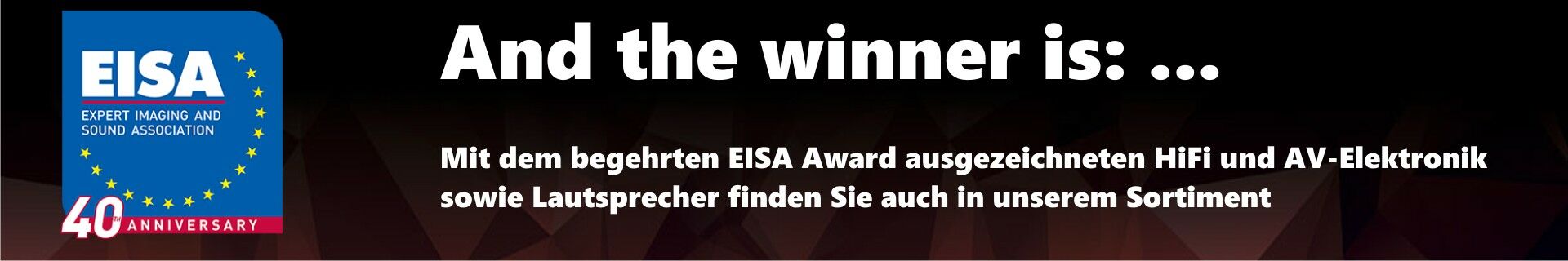 And the winner is - Produkte aus unserem Sortiment welche...