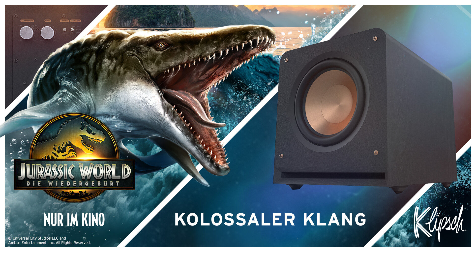 Jurassic World - Die Wiedergeburt: Kolossaler Klang mit Klipsch Subwoofer