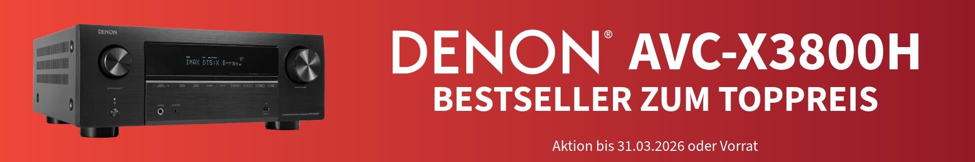Denon AVC-X3800H Bestseller zum Toppreis