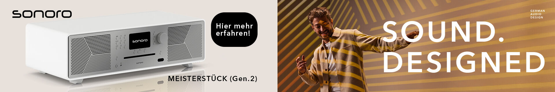 Sonoro Mesterstück (Gen. 2) - All-in-One Musiksystem mit CD und Streaming