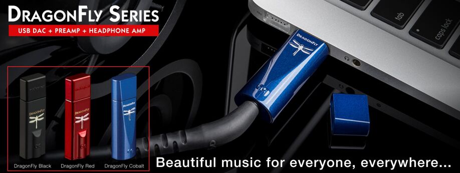 Audioquest DragonFly sind ultrakompakte und...