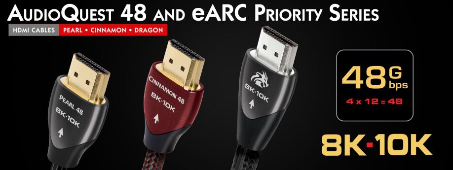 Audioquest HDMI-Kabel mit 8K/10K Unterstützung, eARC und...
