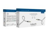 Inakustik Premium Jack (0.75 Meter, 3.5mm Klinke -&gt; 3.5mm Klinke, Weiss/Silber)