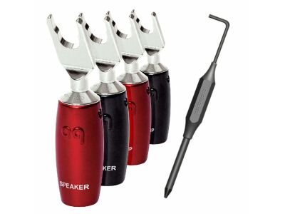 AudioQuest 500 Series Spades Silver (4 Stk.)