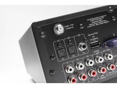 Cambridge mit DA Stereo-Receiver UKW, - Audio DAB+, AXR Mondgrau 100D
