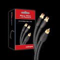 AudioQuest FLX-X RCA Splitter M22F (1x RCA Stecker auf 2x RCA Buchsen)