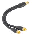 AudioQuest FLX-X RCA Splitter F22M (1x RCA Buchse auf 2x...