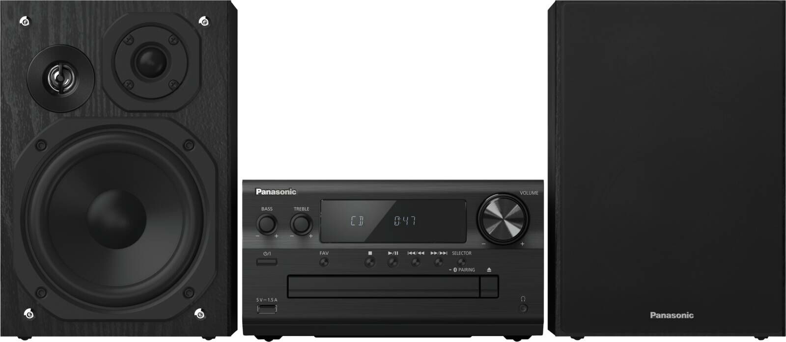 Panasonic SC-PMX802 Schwarz, kompaktes Audiosystem