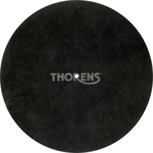 Thorens Plattentellerauflage Leder (Schwarz)