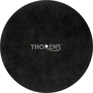 Thorens Plattentellerauflage Leder (Schwarz)
