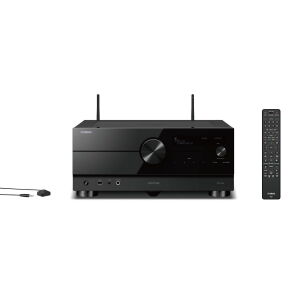 Yamaha RX-A4A Schwarz - 8K UHD fähiger AV-Receiver mit MusicCast
