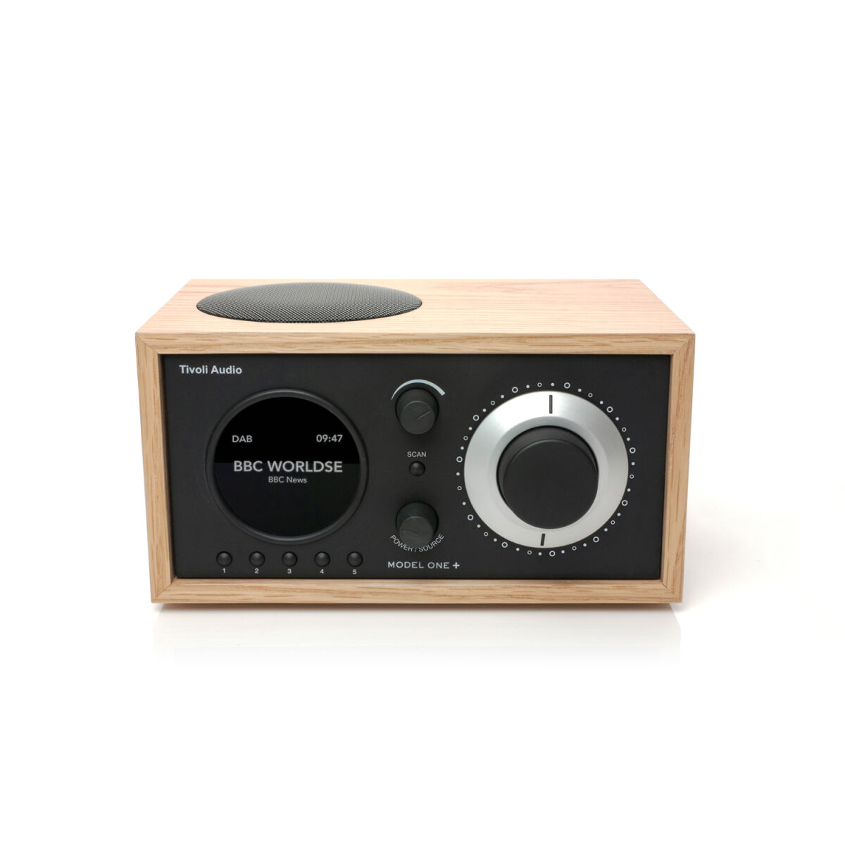 Tivoli Audio Model One+ Oak/Black, DAB+/UKW-Radio