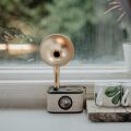 Sangean CP-100D (Stoff Schwarz-Gold)
