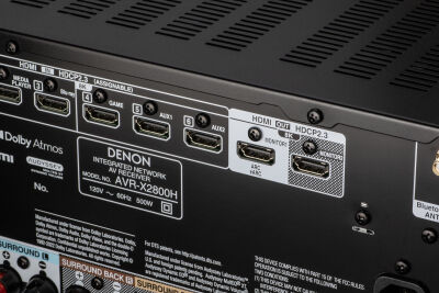 Denon AVR-X2800H DAB Schwarz, 7.2-Kanal 8K AV-Receiver mit HEOS