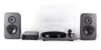 Rega System One (Schwarz)