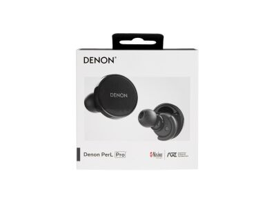 Denon PerL Pro Schwarz - Premium True Wireless In-Ear-Kopfhörer mit p