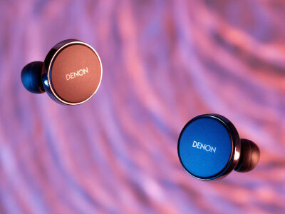 Denon PerL Pro Schwarz - Premium True Wireless In-Ear-Kopfhörer mit p