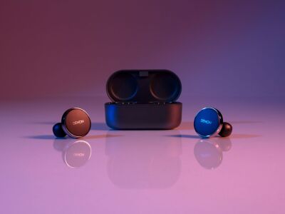Denon PerL Pro Schwarz - Premium True Wireless In-Ear-Kopfhörer mit p