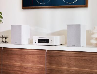 Denon CEOL-N12 DAB Weiss - Design-Komplettsystem mit CD-Player