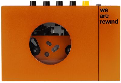 we are rewind Portable BT Cassette Player Serge (Orange)
