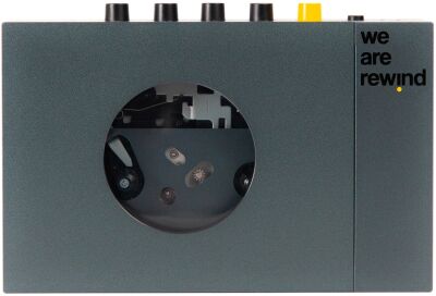 we are rewind Portable BT Cassette Player Keith (Grau)
