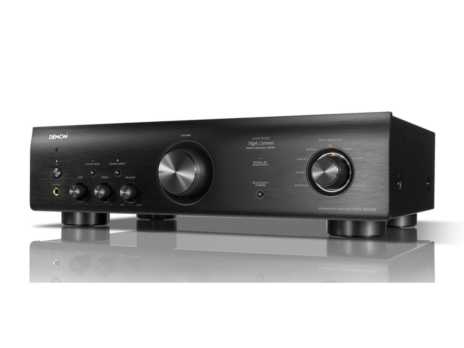 Denon PMA-600NE Schwarz, Vollverstärker mit Bluetooth und DAC