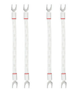 Inakustik Referenz LS-1205 AIR Pure Silver BiWire-Brücke (Kabelschuh-Kabelschuh 120 mm)