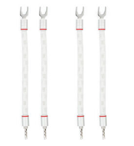 Inakustik Referenz LS-1205 AIR Pure Silver BiWire-Brücke (BFA Banana-Kabelschuh 120 mm)