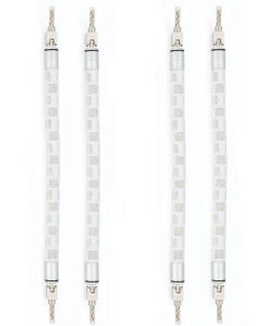 Inakustik Referenz LS-4005 AIR Pure Silver BiWire-Brücke (BFA Banana-BFA Banana 120 mm)