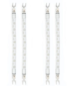 Inakustik Referenz LS-4005 AIR Pure Silver BiWire-Brücke (Kabelschuh-Kabelschuh 120 mm)