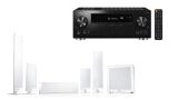 KEF T205 mit Pioneer VSX-LX305 M2 (Weiss/ Schwarz)