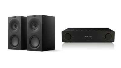 KEF Q Concerto Meta mit Arcam A15 (Satin black)