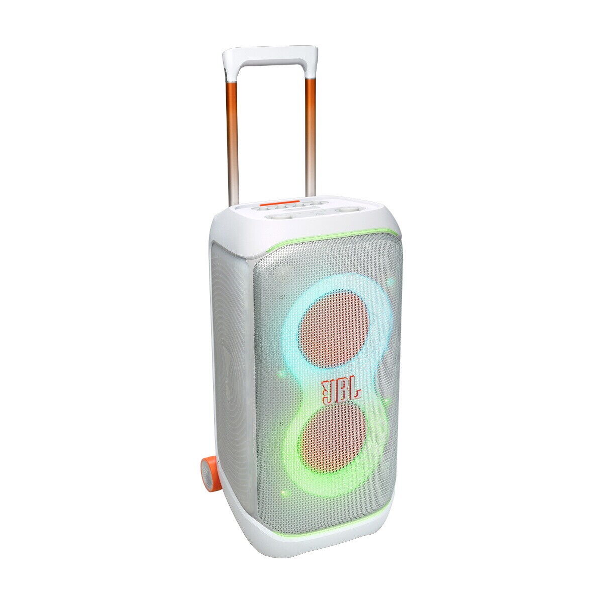 JBL PartyBox Stage 320 Mattweiss - Aktiver Bluetooth Party-Lautsprech