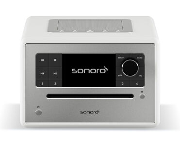 Sonoro Elite (Weiss-Hochglänzend Silber)