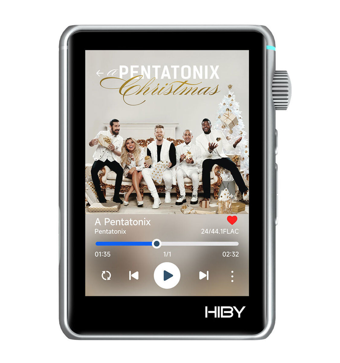 Hiby R3 II Silber - Hi-Res Musik-Player mit Bluetooth und WiFi (2025
