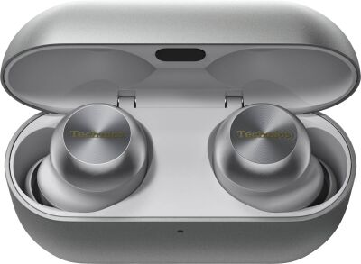 Technics EAH-AZ100 Silber - True Wireless In-Ear Kopfhörer mit Ladebo