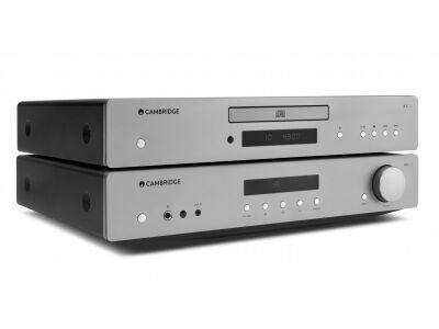 Cambridge Audio HiFi-Set AX35 (Mondgrau)