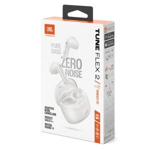 JBL Tune Flex 2 Weiss - True Wireless Bluetooth Kopfhörer