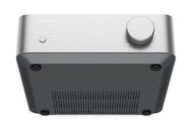 WiiM Vibelink Amp Silber - Kraftvoller, kompakter Verstärker mit 200