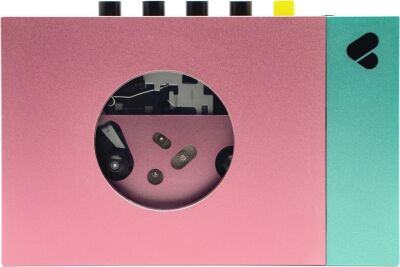 we are rewind Portable BT Cassette Player Edith (Pink)
