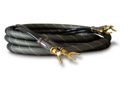 Dynavox High-End Lautsprecherkabel (Kabelschuhe/Banana, 2x 5.0 Meter)