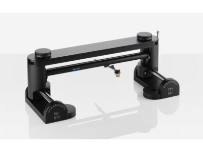 Clearaudio TT1 MI Tangential-Tonarm (Sixstream Super Wire, RCA, 2,0 Meter, Schwarz Lack/Alu Schwarz)