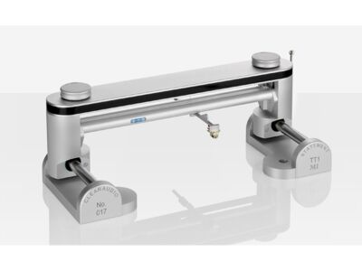 Clearaudio TT1 MI Tangential-Tonarm (Sixstream Super Wire, RCA, 2,0 Meter, Schwarz Lack/Alu Silber)