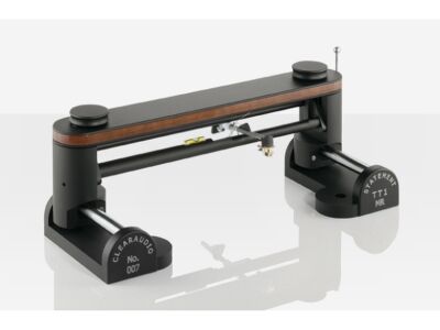 Clearaudio TT1 MI Tangential-Tonarm (Sixstream Super Wire, RCA, 2,0 Meter, Wood/Alu Schwarz)