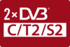 2x DVB-C / DVB-T2 / DVB-S2 Empfang